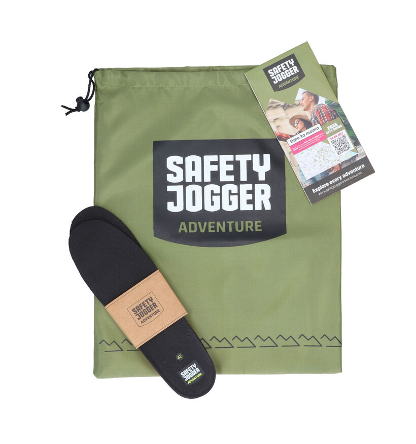 Safety Jogger Adventure Street Chaussures de randonnée en Cognac pour hommes (326991) - pour semelles orthopédiques