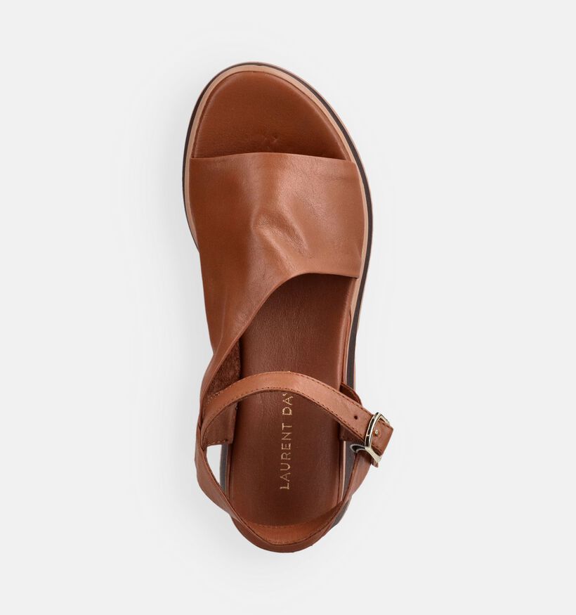 Laurent David Cognac Sandalen voor dames (373544)