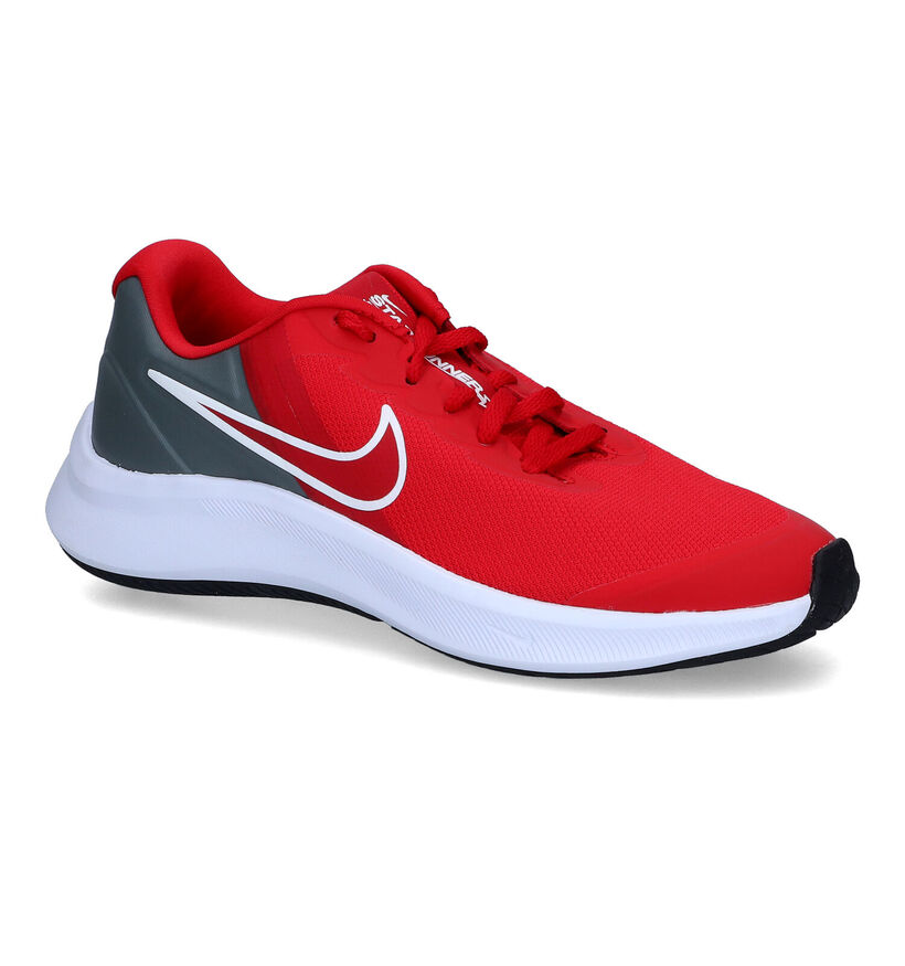 Nike Star Runner 3 Rode Sneakers voor meisjes, jongens (316247)