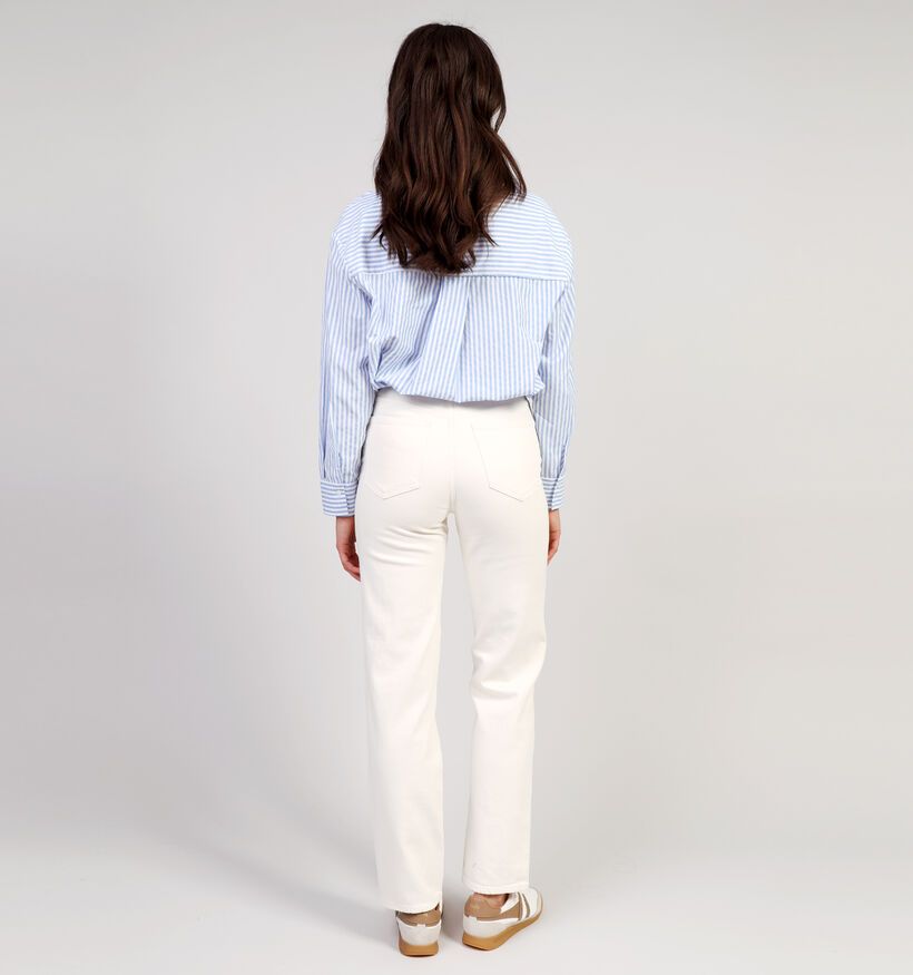 Vila Kelly Straight leg jeans en Blanc L32 pour femmes (351725)