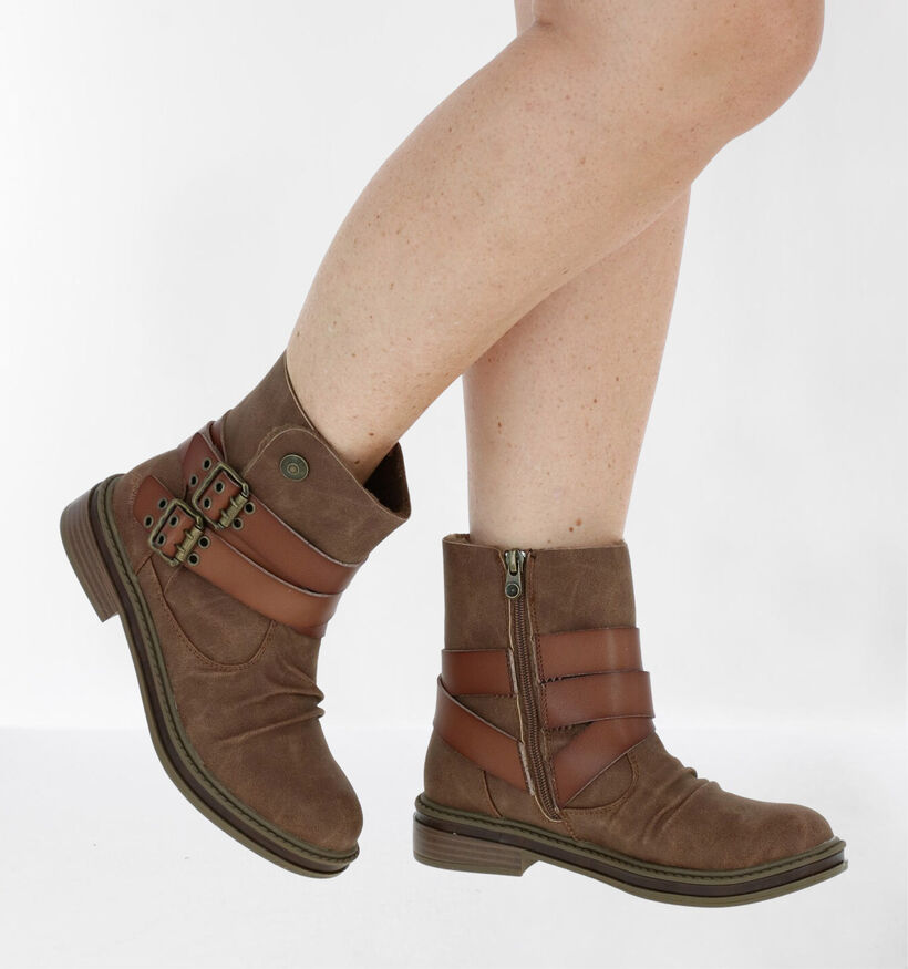 Blowfish Malibu Kispy Bottines en Brun en simili cuir (284693)