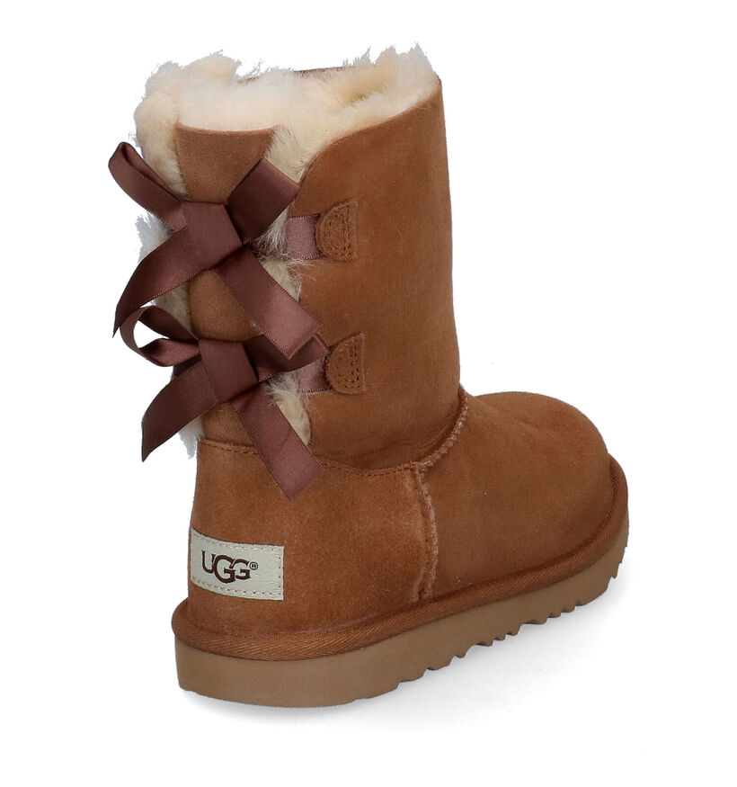 UGG Bailey Bow II Bottes en Cognac en daim (294874)