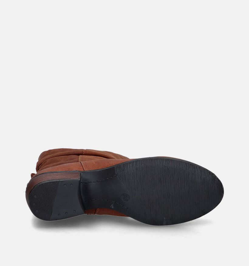 5PM Bottes courtes en Cognac pour femmes (349018)