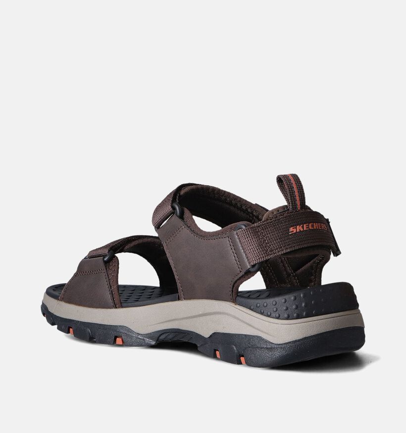 Skechers Tresmen Ryer Sandales en Marron pour hommes (354576)