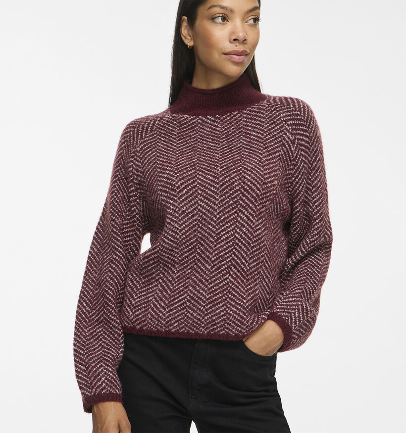 Vila Lory Bordeaux Trui voor dames (378464)