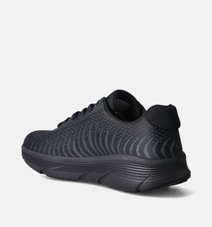SJ Zwarte Sneakers voor heren (354032) - geschikt voor steunzolen