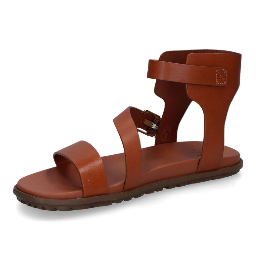 UGG Solivan Strap Sandales en Cognac pour femmes (303422)