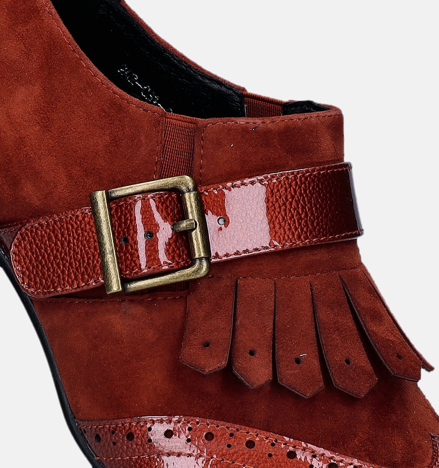 Crinkles Escarpins montants en Cognac Femmes Escarpins en ligne sur TORFS.BE
