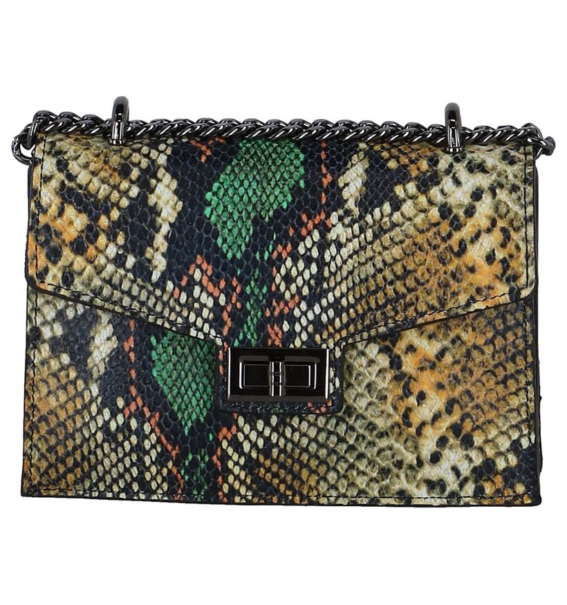 Multicolor Crossbody Tasje Dolce C. in leer (255562)