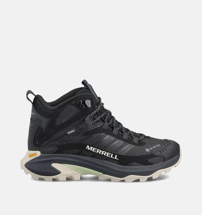 Merrell Moab Speed 2 Chaussures de randonnée en Noir pour femmes (363643) - pour semelles orthopédiques