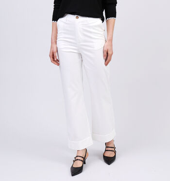 Rue Mazarine Broeken Zwart/Wit