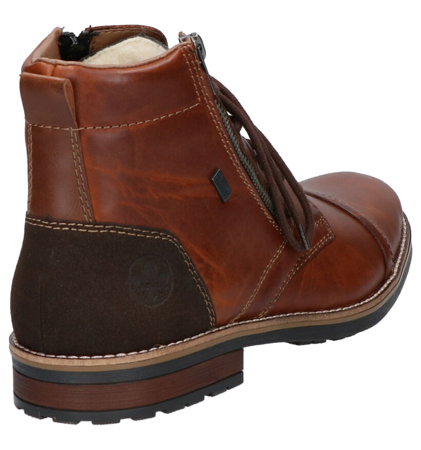 Rieker Bottines en Cognac en cuir (262179)