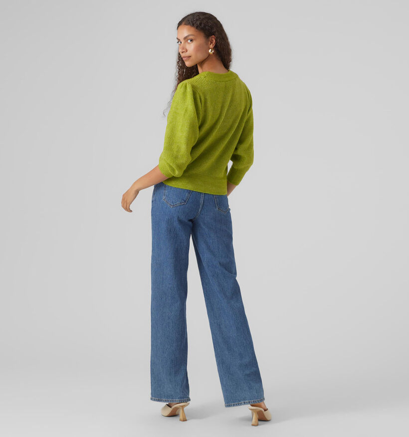 Vero Moda Vigga Pull en tricot en Bleu pour femmes (330839)