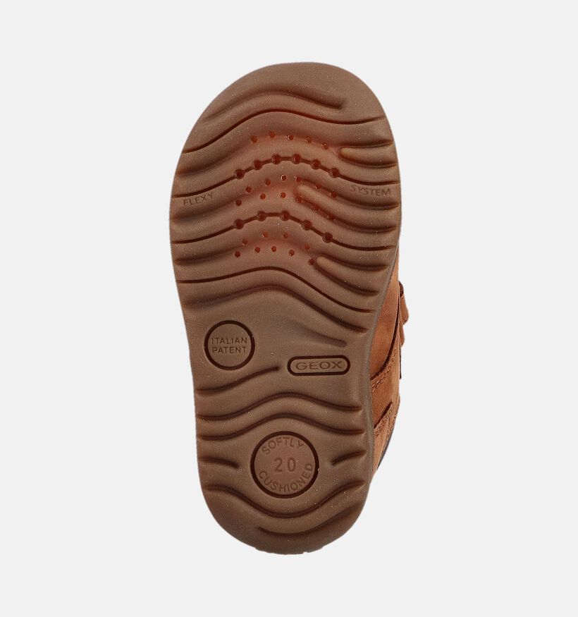 Geox Macchia Bruine Velcroschoenen voor jongens (360353) - geschikt voor steunzolen