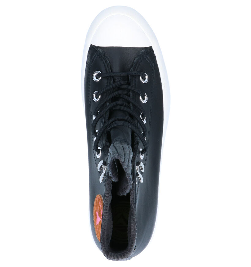 Converse As Lugged Zwarte Sneakers in leer (252789)