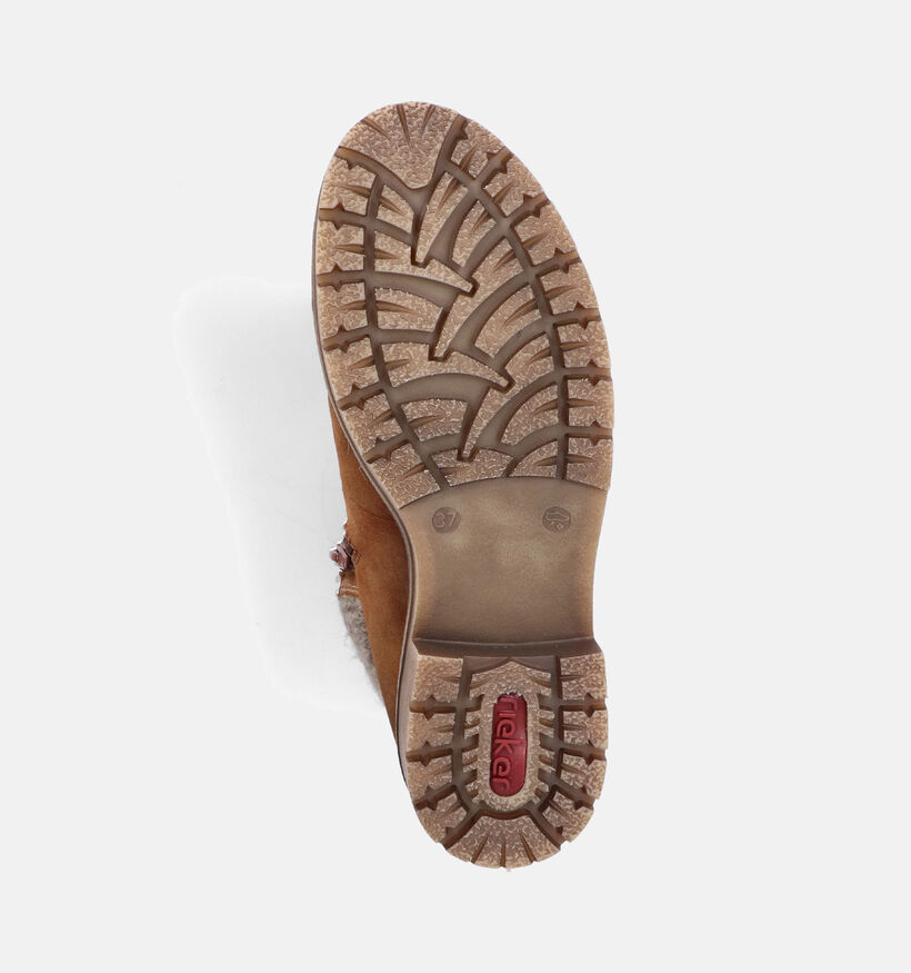 Rieker Cognac Waterdichte bottines voor dames (347490)