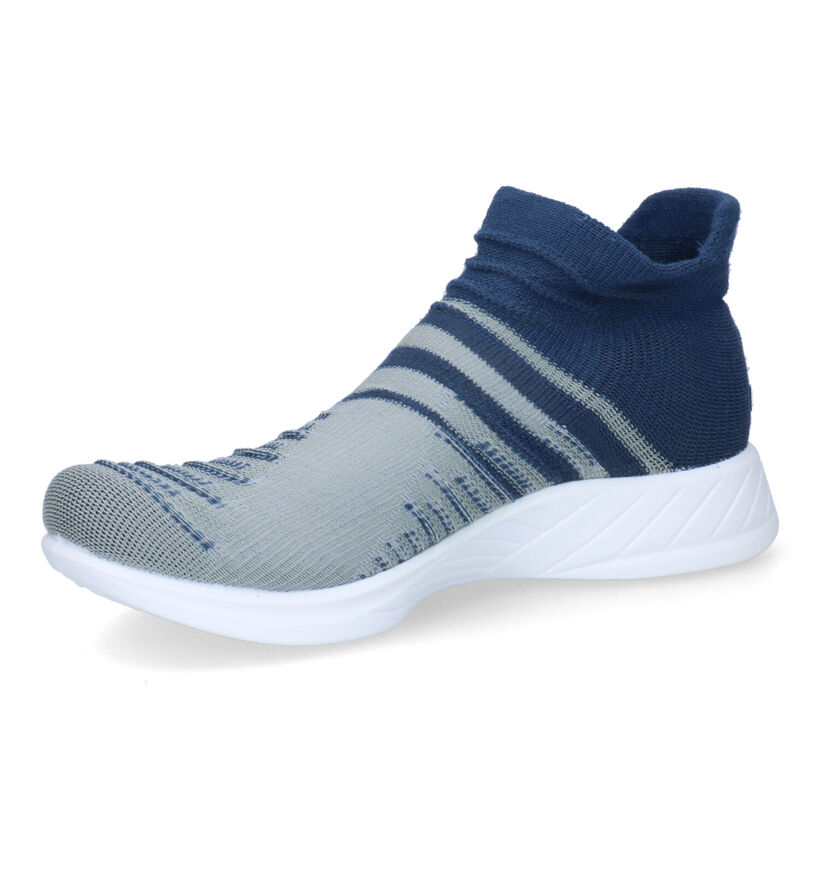 UYN X-Cross Blauwe Sneakers in stof (303125)