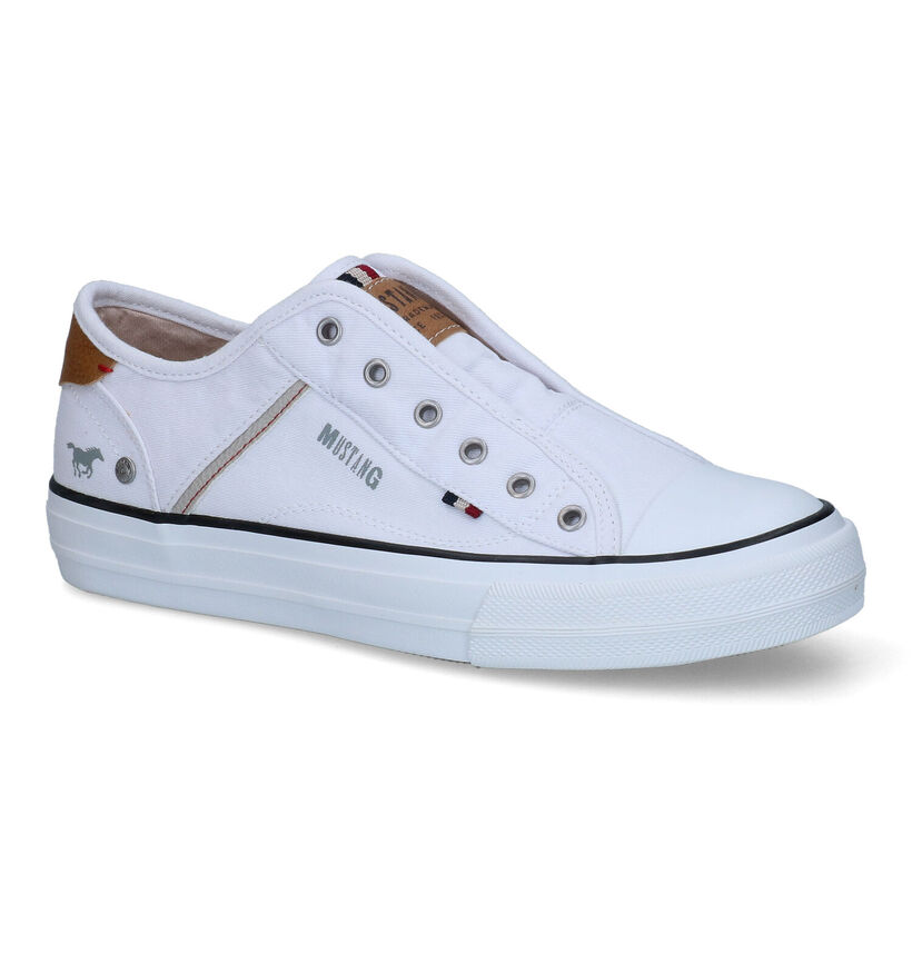 Mustang Witte Sneakers voor dames (303680)