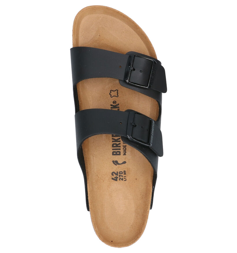Birkenstock Arizona Nu-pieds en Noir pour hommes (213368)