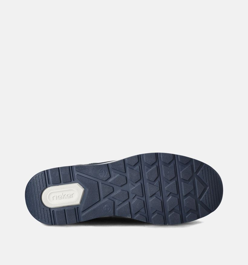 Rieker Blauwe Slippers voor heren (354795) - geschikt voor steunzolen