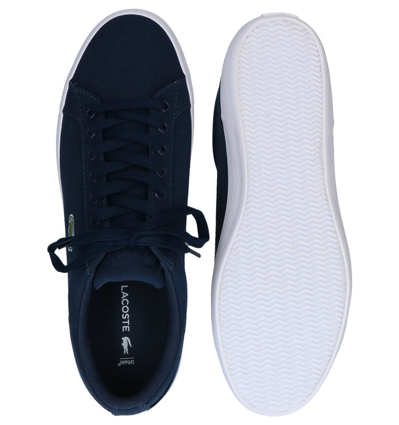 Lacoste Lerond Blauwe Sneakers in stof (287010)