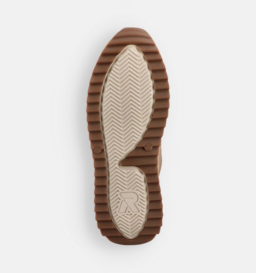 Rieker Beige Hoge Sneakers voor dames (363551) - geschikt voor steunzolen