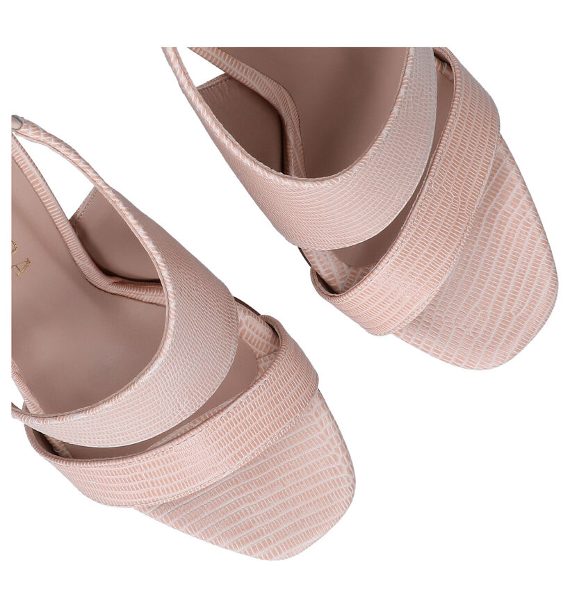 Scapa Nude Sandalen in leer (288858)