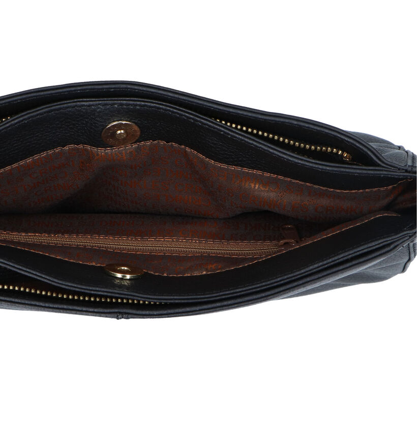 Crinkles Zwarte Crossbody Tas voor dames (317737)