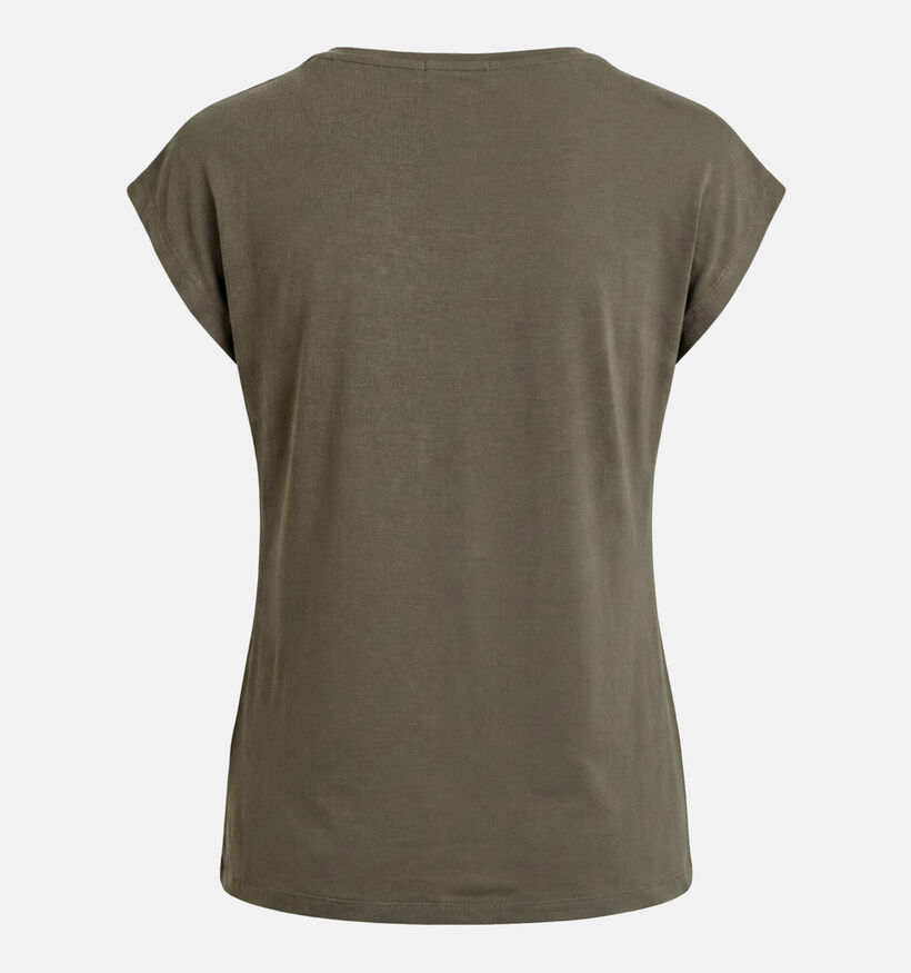 Vila Modala Lace Donkergroene T-shirt voor dames (378500)