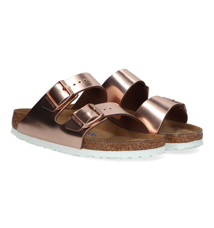 Birkenstock Arizona Bruine Slippers voor dames (337960)