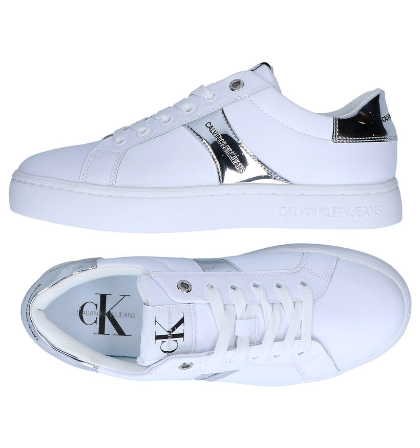 Calvin Klein Witte Sneakers in kunstleer (285308)