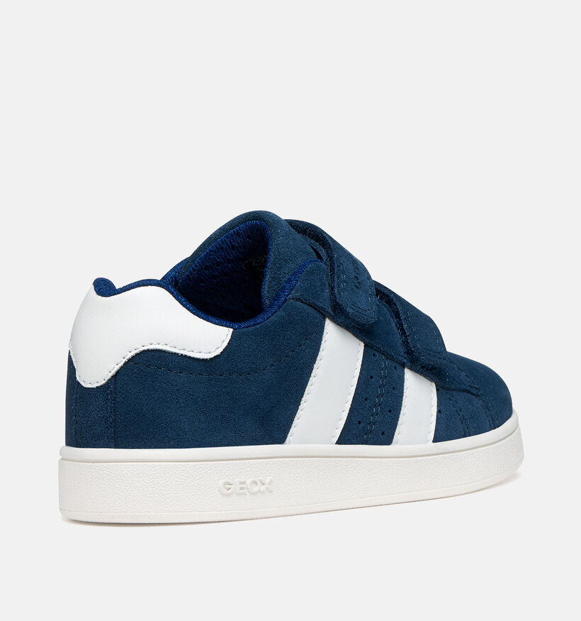 Geox Eclyper Baskets en Bleu fonc&eacute; pour gar&ccedil;ons (370144) - pour semelles orthop&eacute;diques