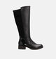 Rieker Bottes hautes en Noir pour femmes (347424)