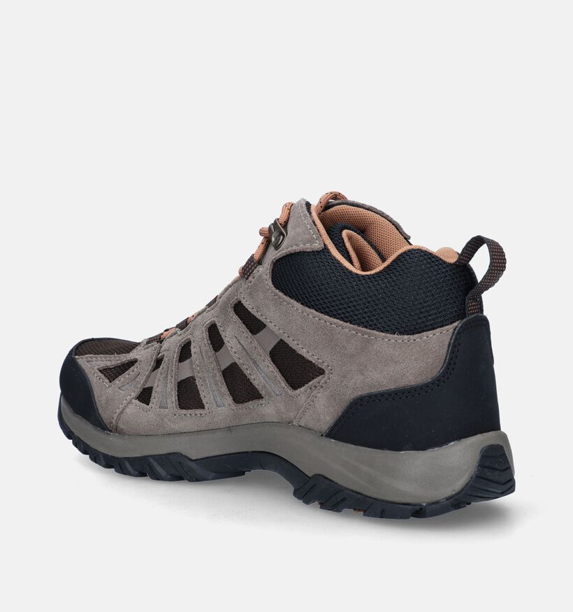 Columbia Redmond III Mid Waterproof Bottines en Brun pour hommes (344805) - pour semelles orthopédiques