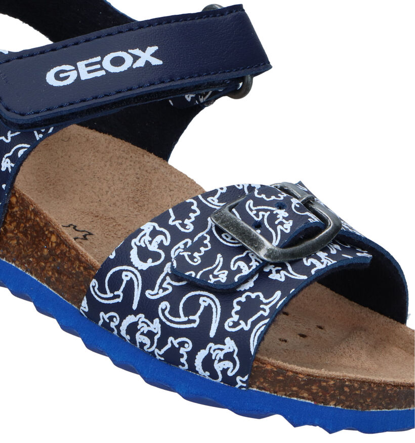 Geox Chalki Blauwe Sandalen in kunstleer (320615)