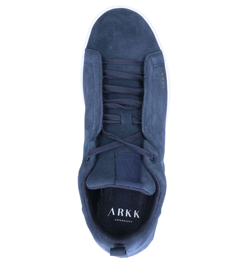 ARKK Uniklass Chaussures à lacets en Bleu en daim (271000)