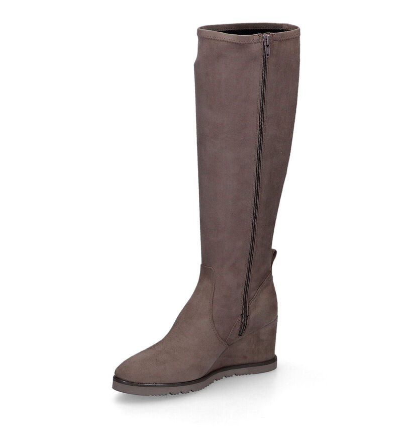 Unisa Usar Bottes à stretch en Taupe pour femmes (316176)