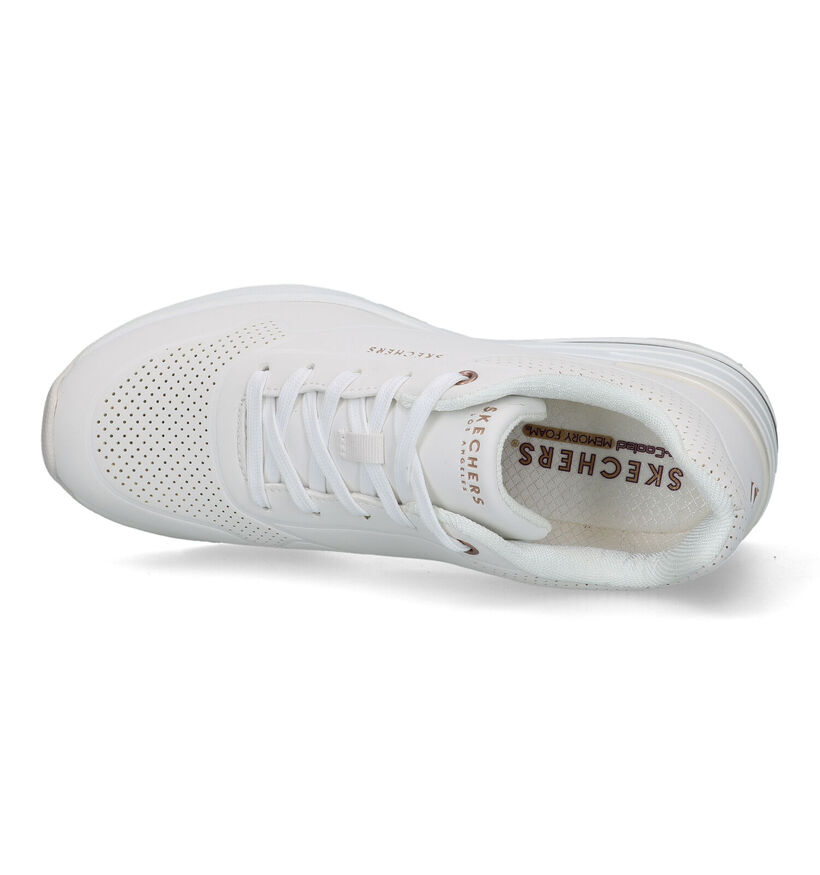 Skechers Million Air Elevated Witte Sneakers Met Sleehak voor dames (335207) - geschikt voor steunzolen