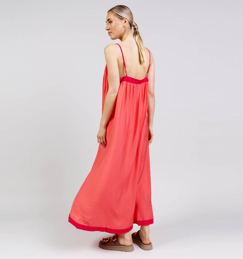 Vero Moda Curve Denise Ankle Dress Roze Lange Jurk voor dames (375023)