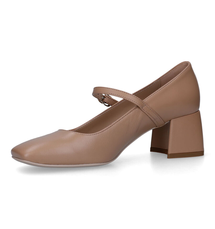 NeroGiardini Camel Pumps met blokhak voor dames (330211)