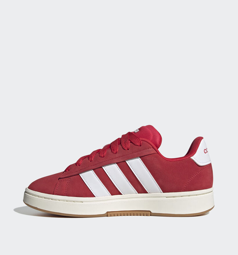 adidas Grand Court Baskets en Rouge pour hommes (357297) - pour semelles orthopédiques