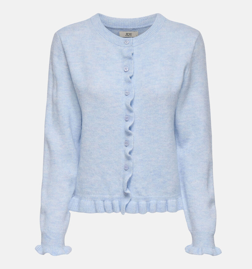 JDY Letty Frill Lichtblauwe Cardigan voor dames (367908)