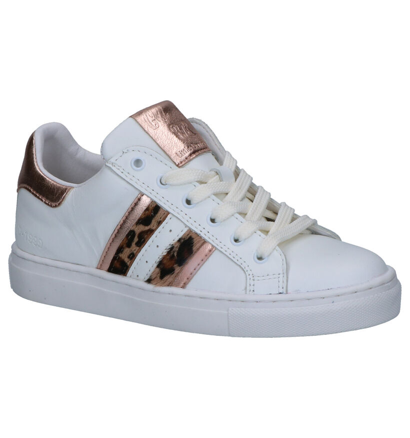 Little David Selena Chaussures à Lacets en Blanc en cuir (272995)
