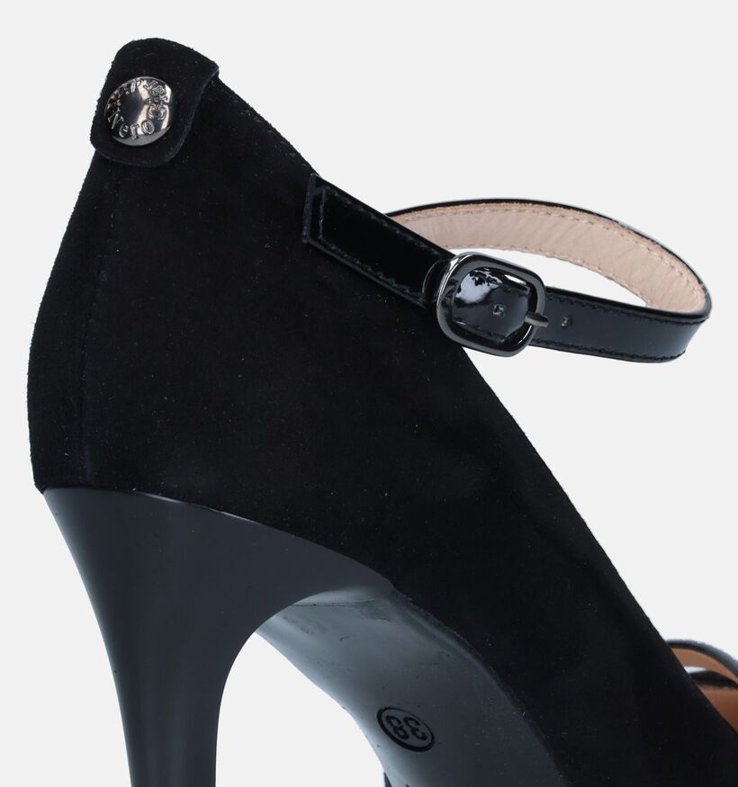 Nerogiardini Escarpins à talons hauts avec sangle en Noir pour femmes (330793)