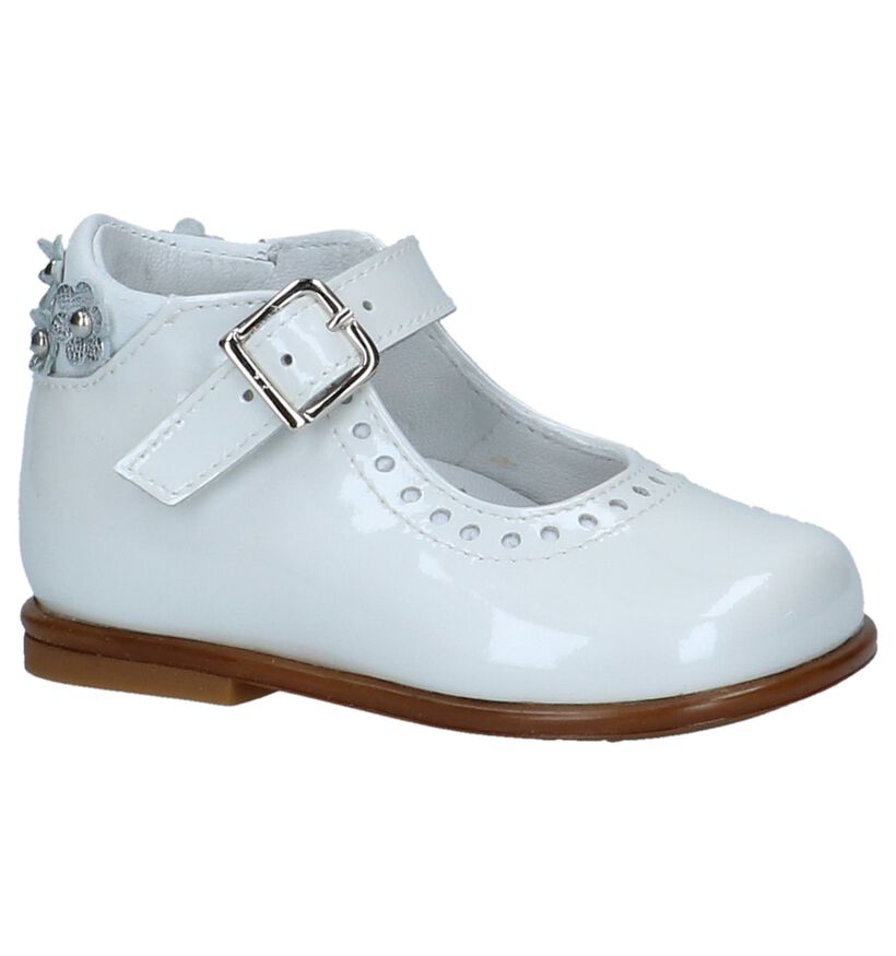 Witte Babyballerina's Beberlis in lak (245724)