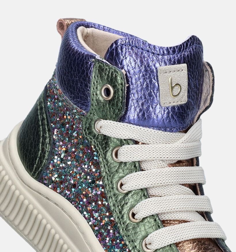 Beberlis Chaussures hautes en Vert pour filles (348103) - pour semelles orthopédiques