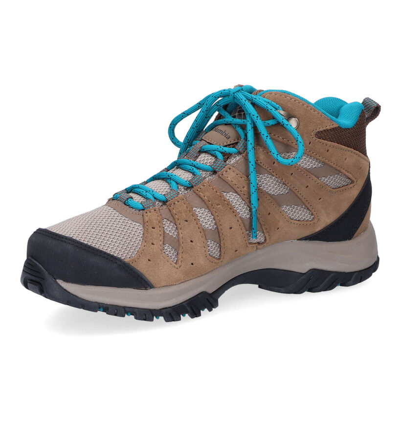 Columbia Redmond III Mid WP Bruine Wandelschoenen voor dames (303808) - geschikt voor steunzolen