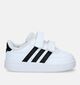 adidas Adventage CF Baskets pour bébé en Blanc pour filles, garçons (332113) - pour semelles orthopédiques