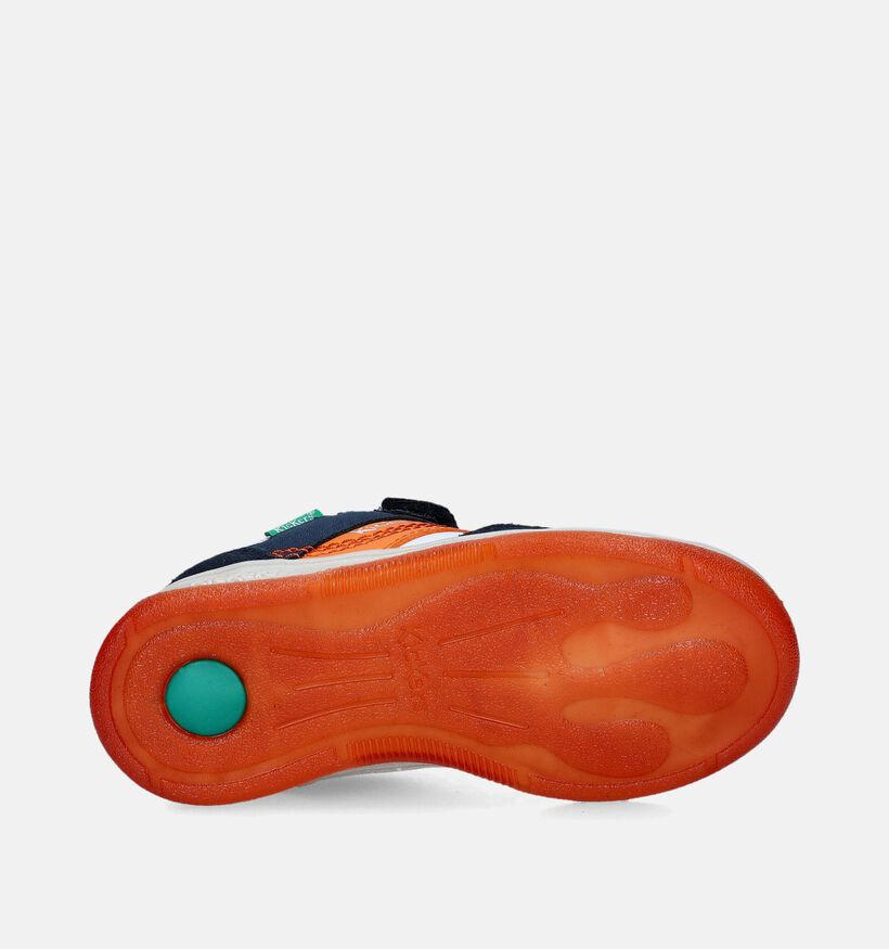 Kickers Kickarting Blauwe Lage schoenen voor jongens (345514) - geschikt voor steunzolen
