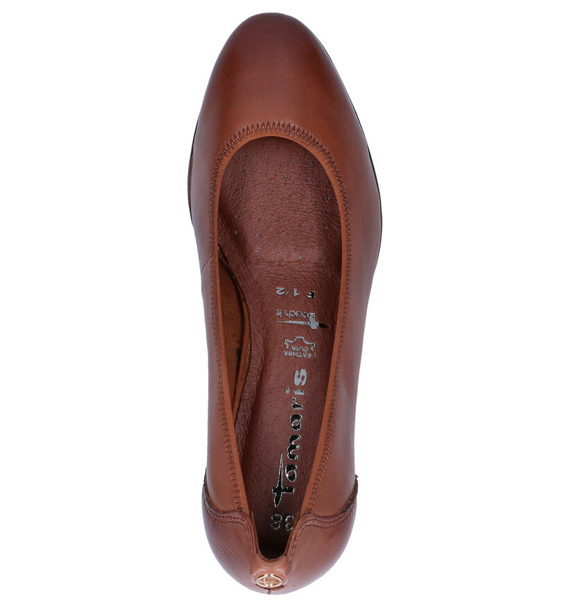 Tamaris Touch It Cognac Pumps in leer (280731)
